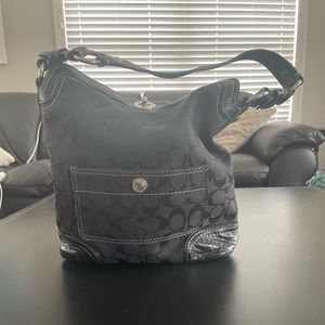Black coach bag